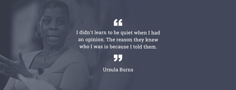 Inspiring quotes | Ursula Burns