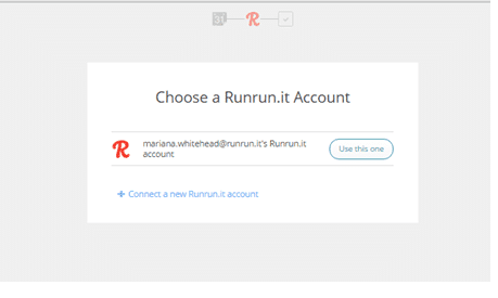 integração do Runrun.it com o Google Calendar