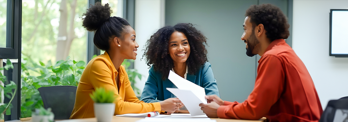 Imagem ilustrando a reunião de kick-off de um projeto