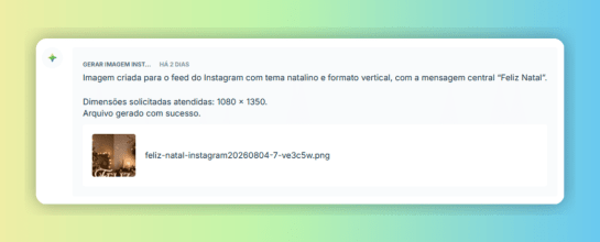 Geração de imagem com Runrun.it